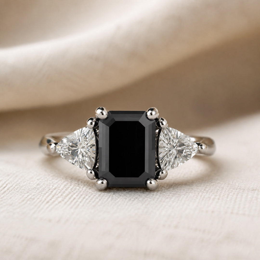 Bague Prestige en Argent avec Onyx