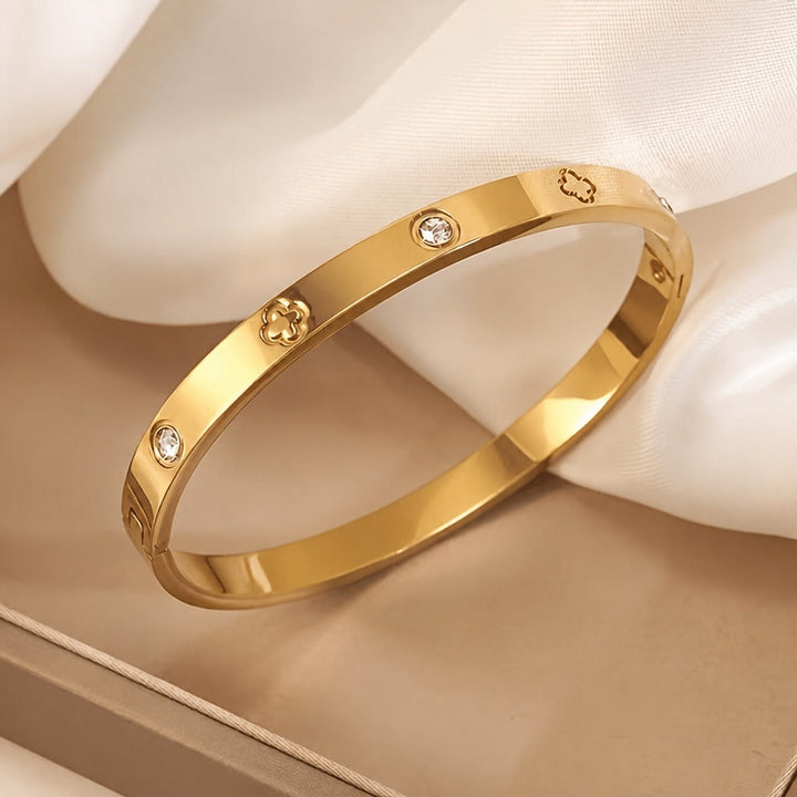 Bracelet Élégant en Charme de Trèfle