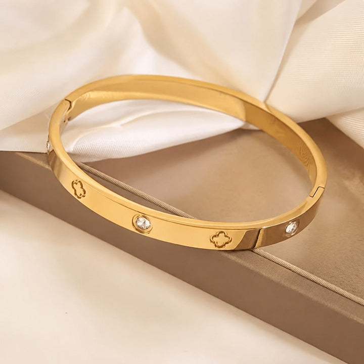 Bracelet Élégant en Charme de Trèfle