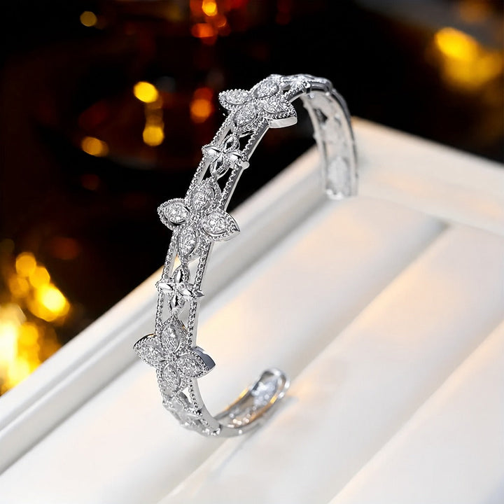 Bracelet Floral de Style Royal
