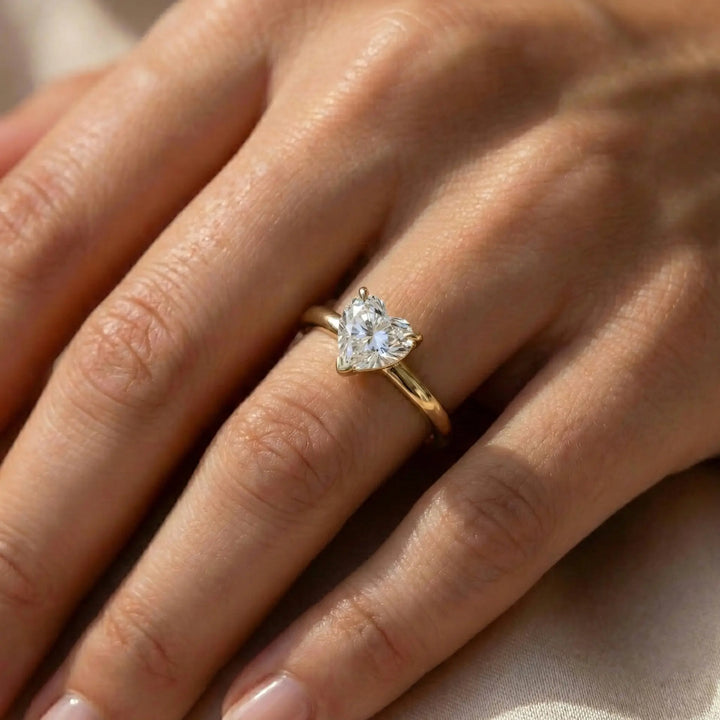 Bague Moderne Éclat de Cœur