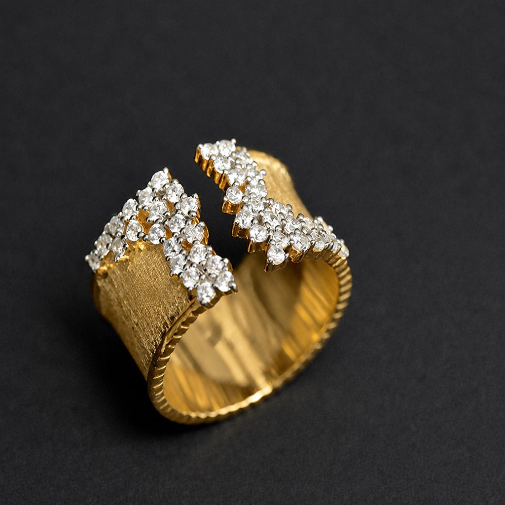 Bague Élégante en Zirconia pour Fête