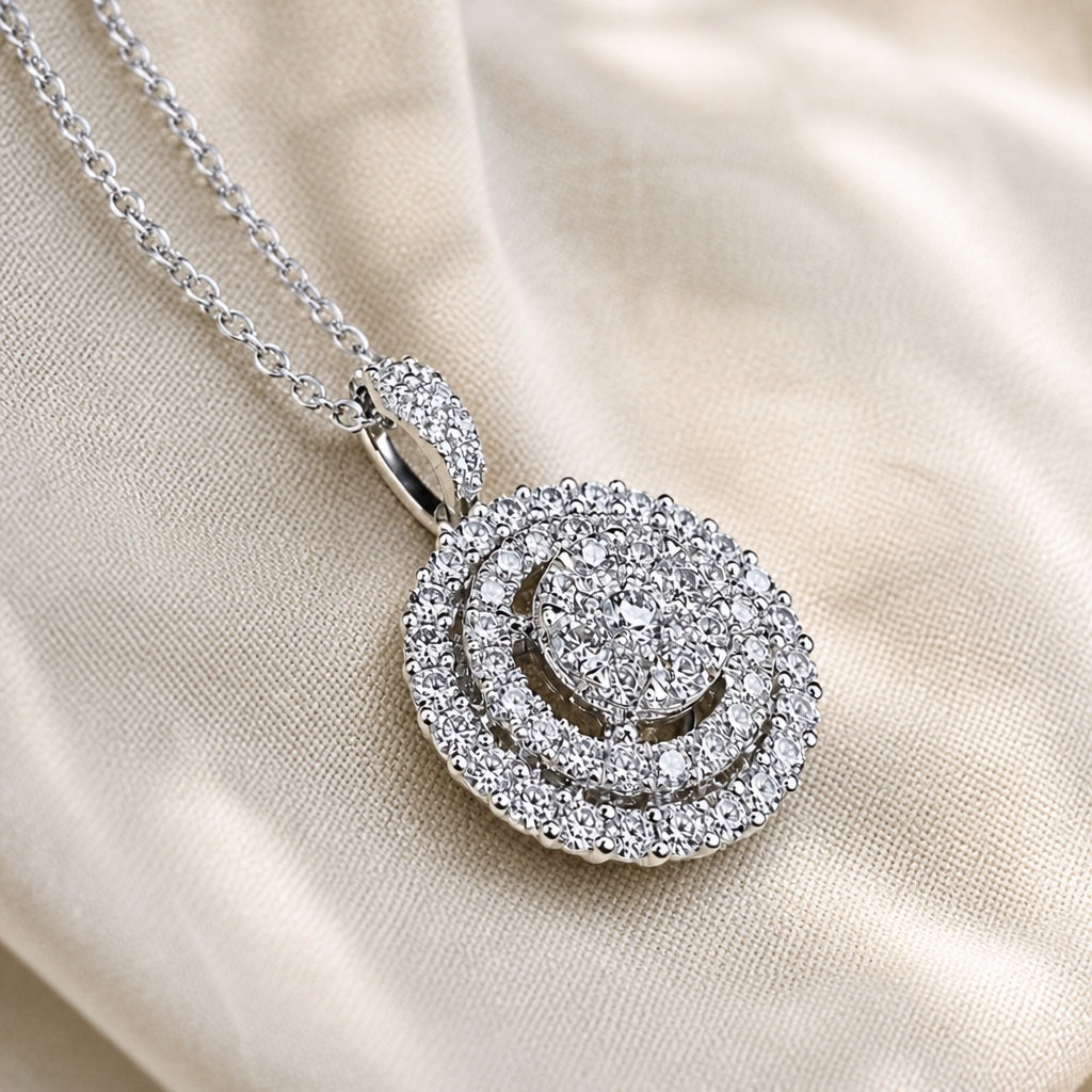 Collier en Zirconium Éclatant
