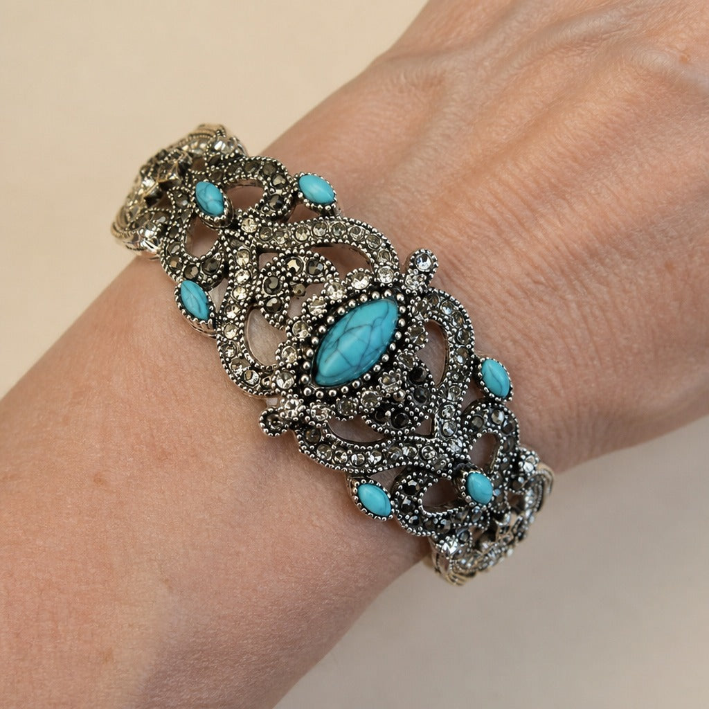 Bracelet manchette artisanal vintage