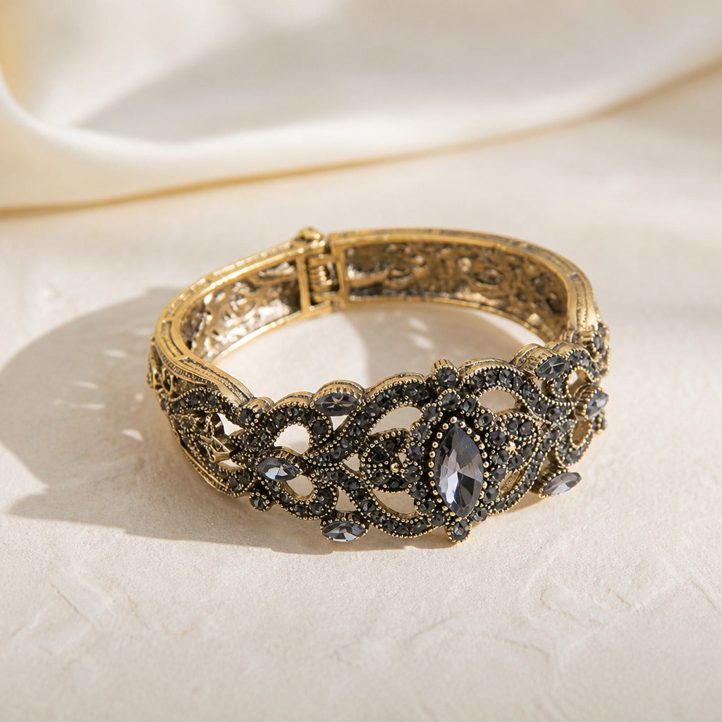 Bracelet manchette artisanal vintage