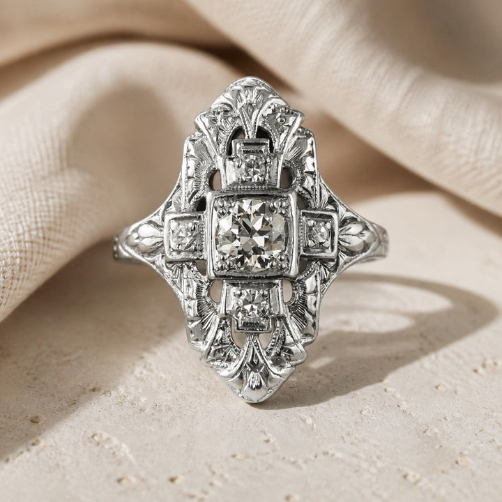 Bague Déclaration Prisme Céleste