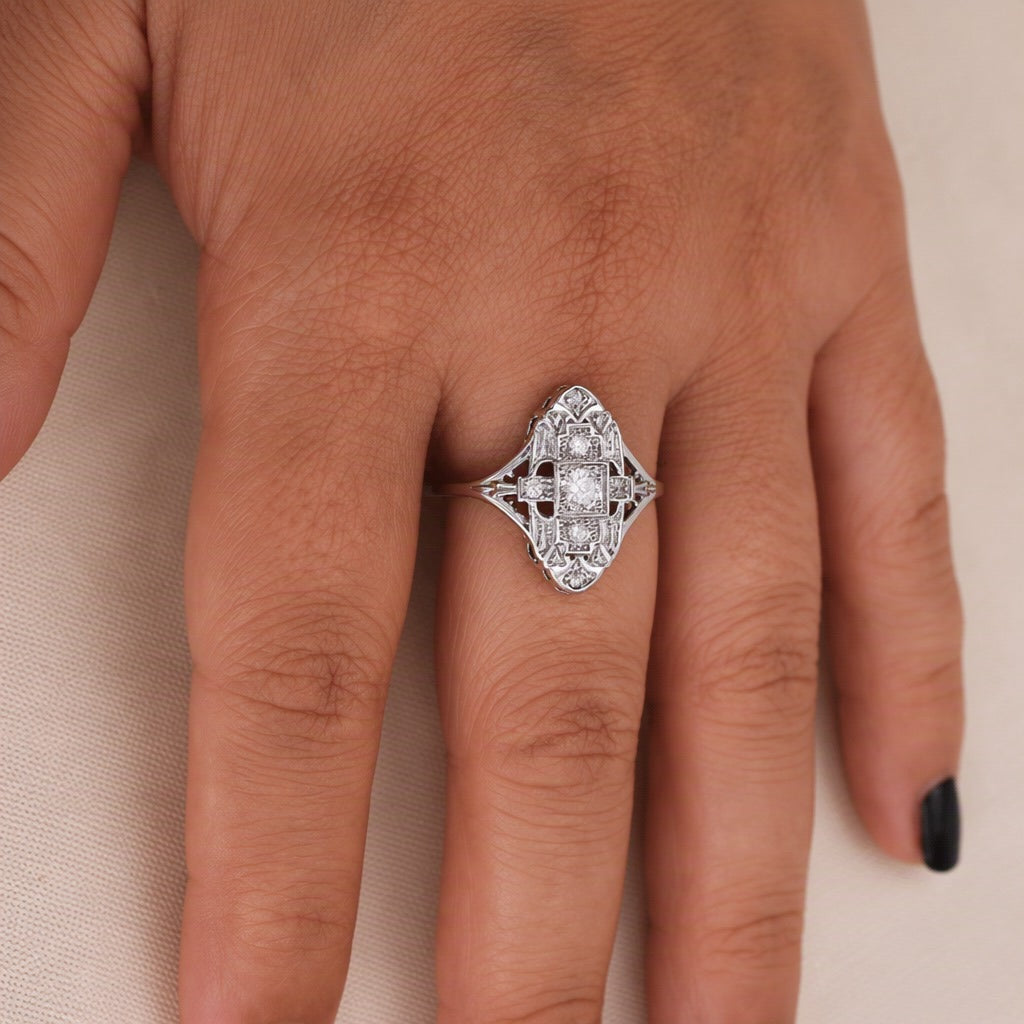 Bague Déclaration Prisme Céleste