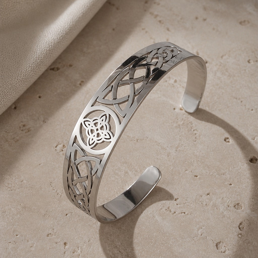 Bracelet Manchette Amulette Céleste