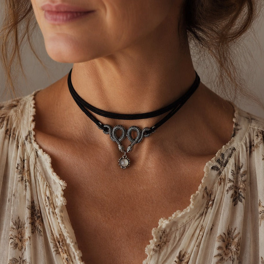 Collier Choker Serpent Mystique Vintage