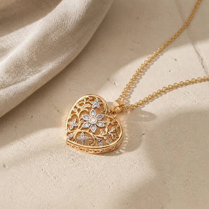 Collier Cœur Éternel Creux