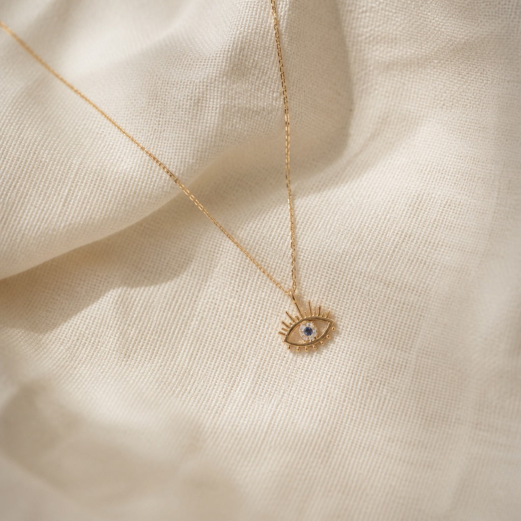 Collier Élégant Vintage en Œil d&