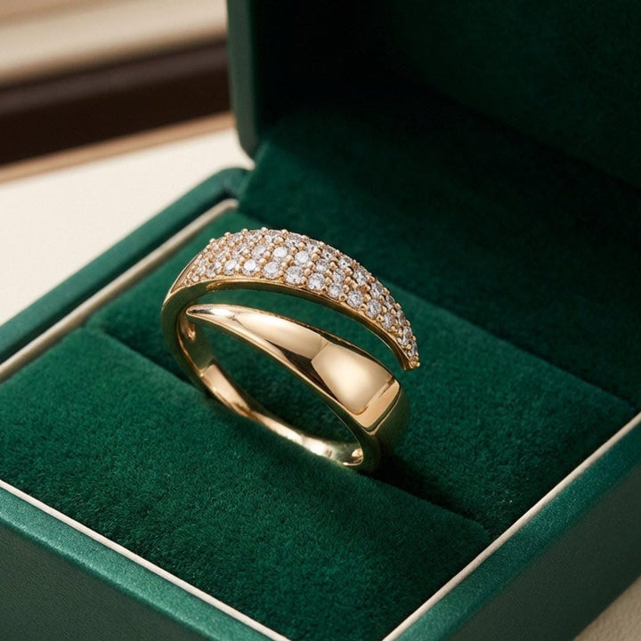Bague Croisée Élégante Enveloppante