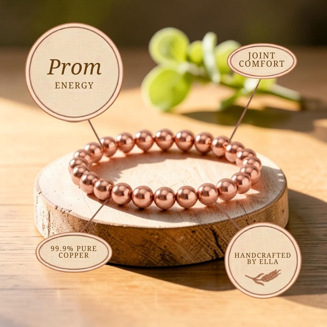 Bracelet en cuivre Ella pour le bal