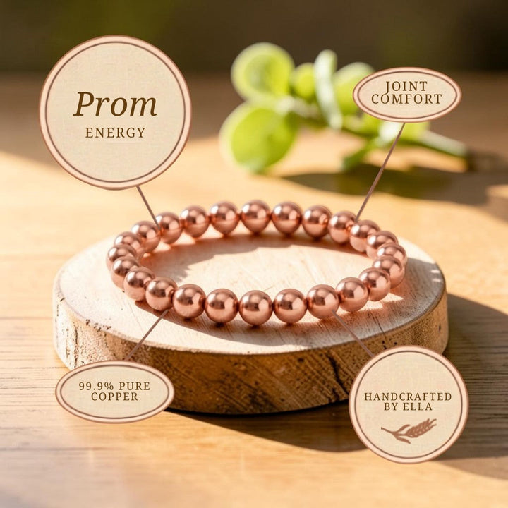 Bracelet en cuivre Ella pour le bal