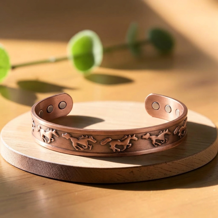 Bracelet en cuivre pour cheval Ella