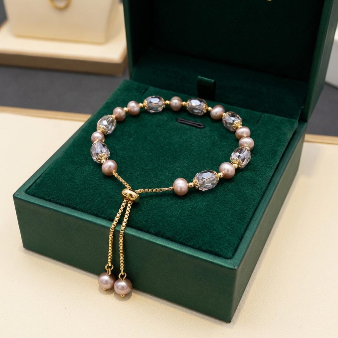 Bracelet Ajustable Luna Perle