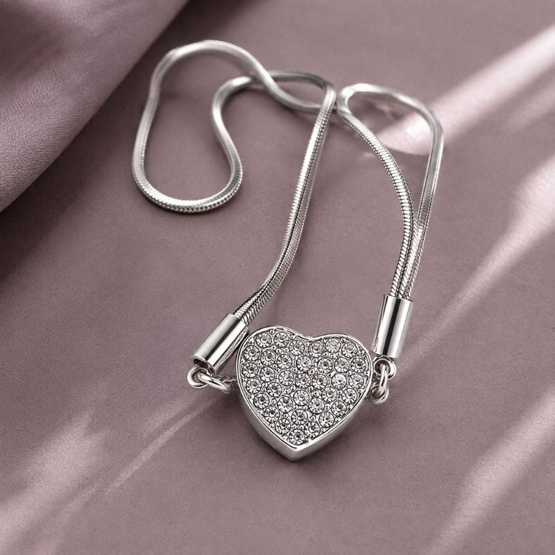 Pendentif Moderne en Cœur Superposé