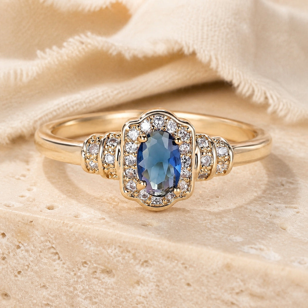 Bague Héritage en Cristal de Saphir
