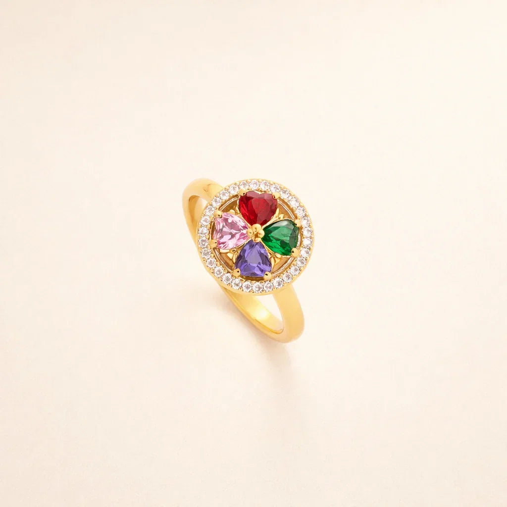 Bague Cœur Tourbillonnant Lumineux