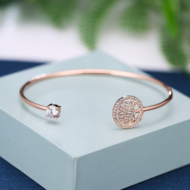 Bracelet en Or Blanc Arbre de Vie