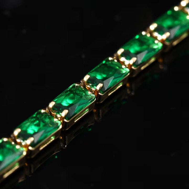 Bracelet de Tennis Émeraude Classique