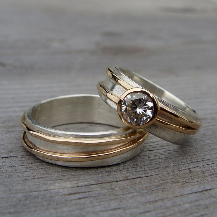 Ensemble de Bagues Vintage en Cristal