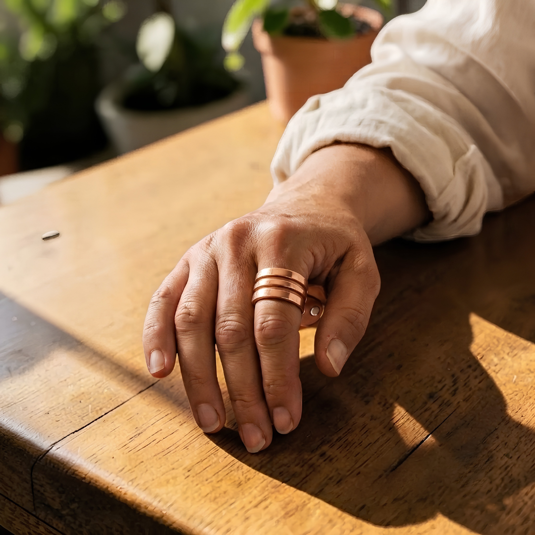 Bague Evolve en cuivre d&