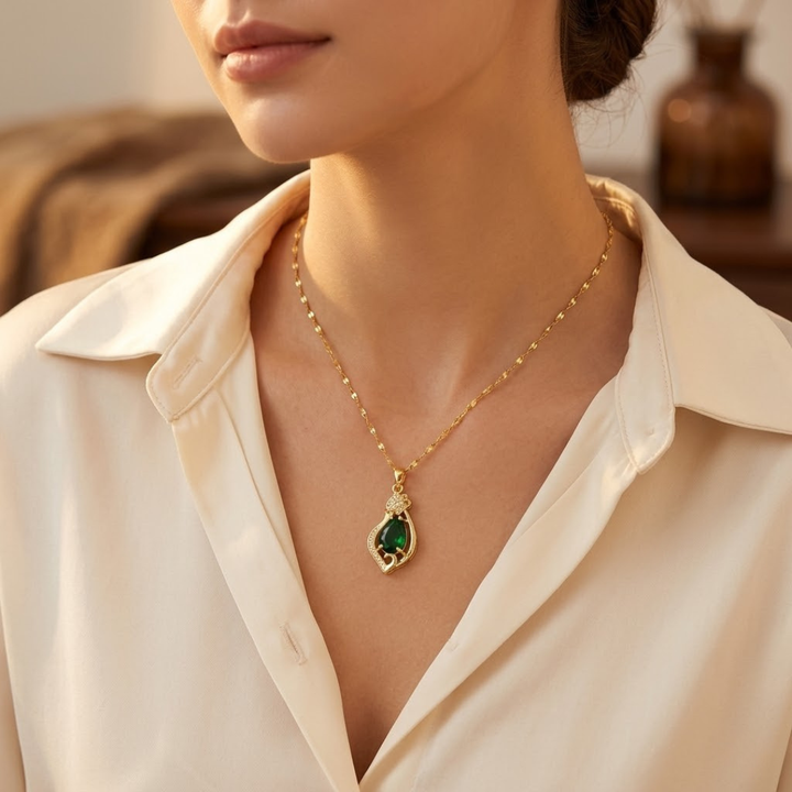 Collier Pendentif Goutte d&