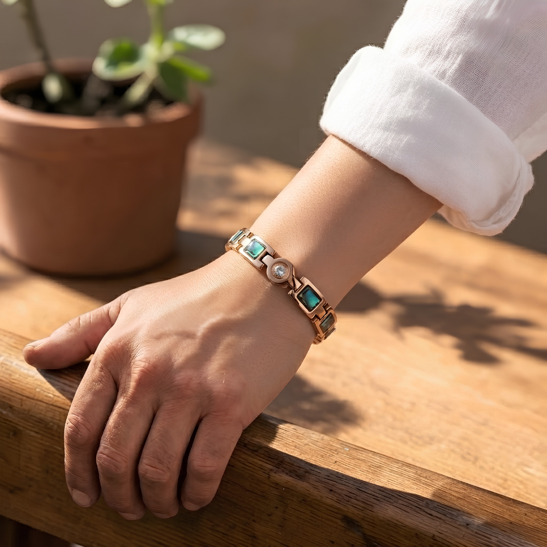 Bracelet en cuivre massif Salvia d&