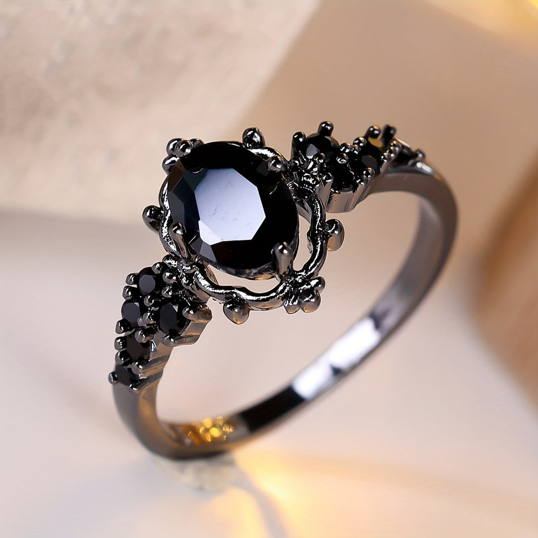 Bague Onyx Éclat Noir
