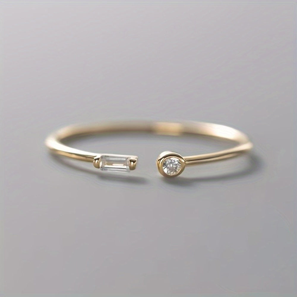 Bague en Zirconium Minimaliste