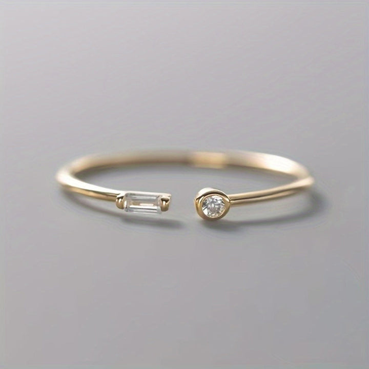 Bague en Zirconium Minimaliste