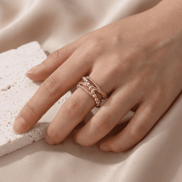 Bague Vintage Ajustable en Torsade