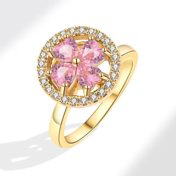 Bague Spinner Fleur d&