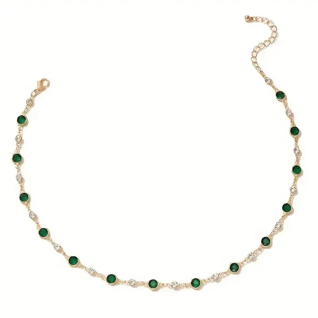 Collier Station Émeraude Luxuriante