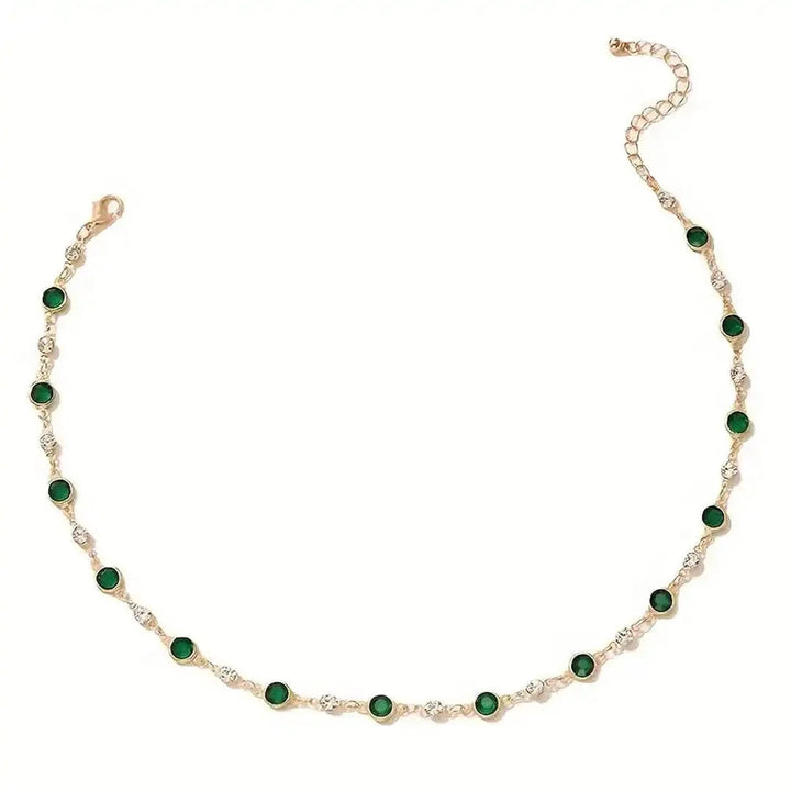 Collier Station Émeraude Luxuriante