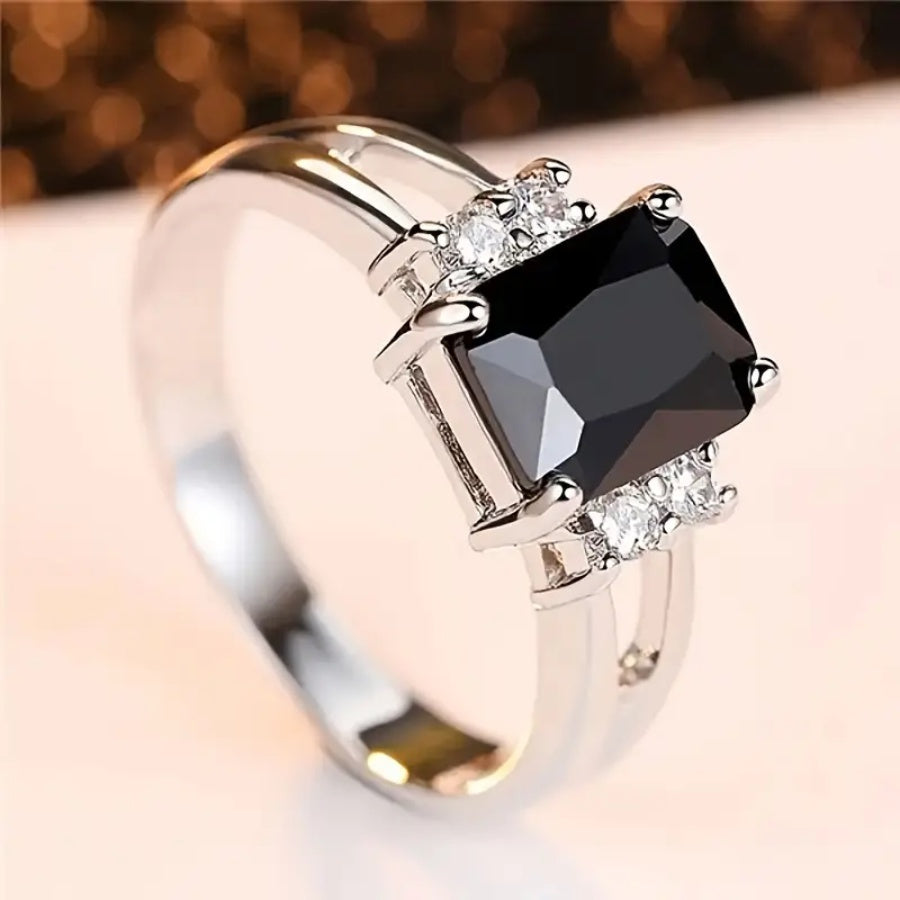 Bague Radiant en Zirconium Noir