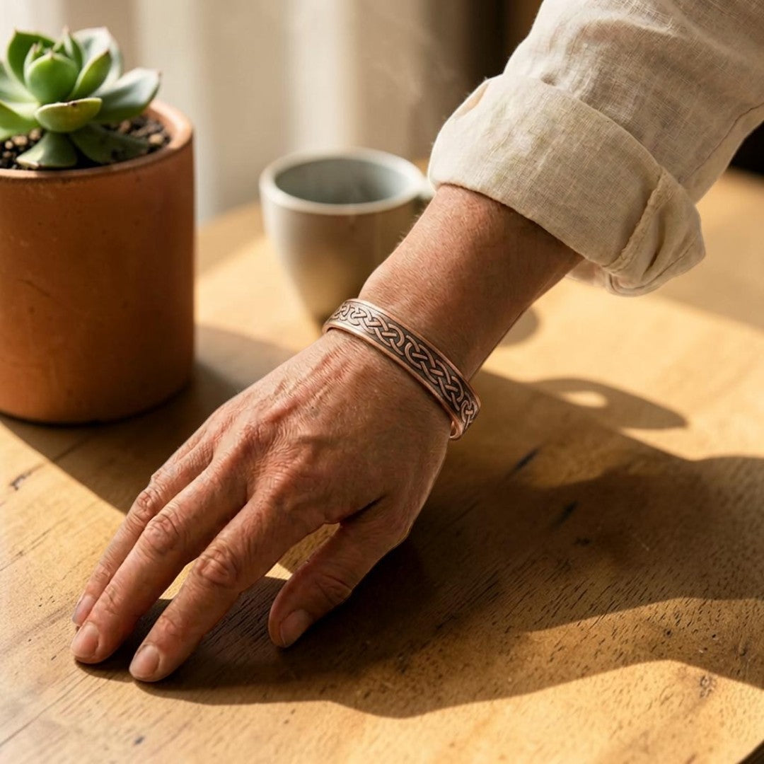 Bracelet en cuivre Lavandula d&