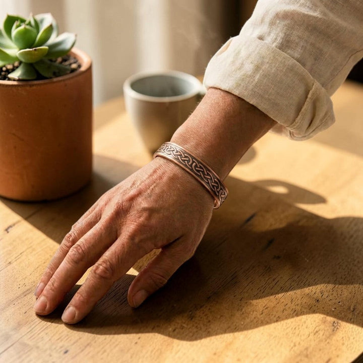 Bracelet en cuivre Lavandula d&