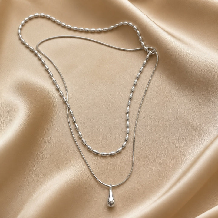 Collier Pendentif Goutte d&