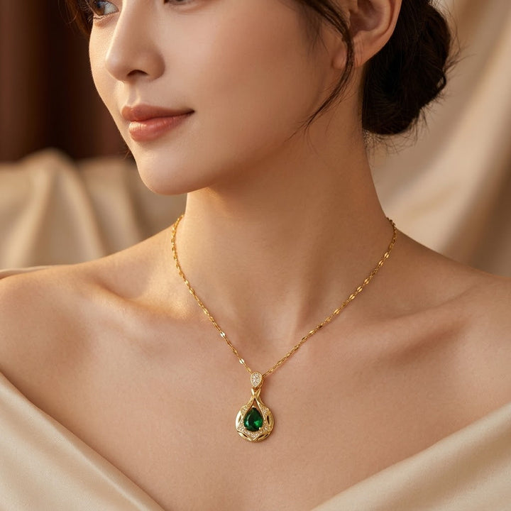 Collier Pendentif Goutte d&