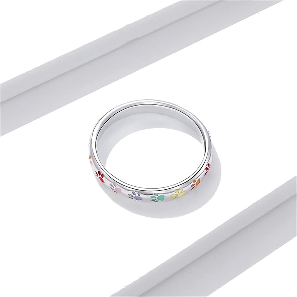 Bague en Argent Sterling au Design de Patte