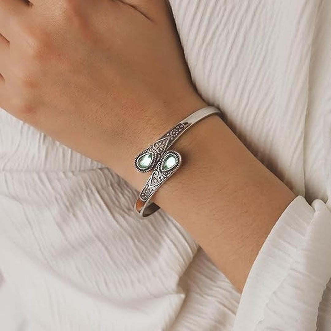 Bracelet en Pierre Immitation au Style Ethnique