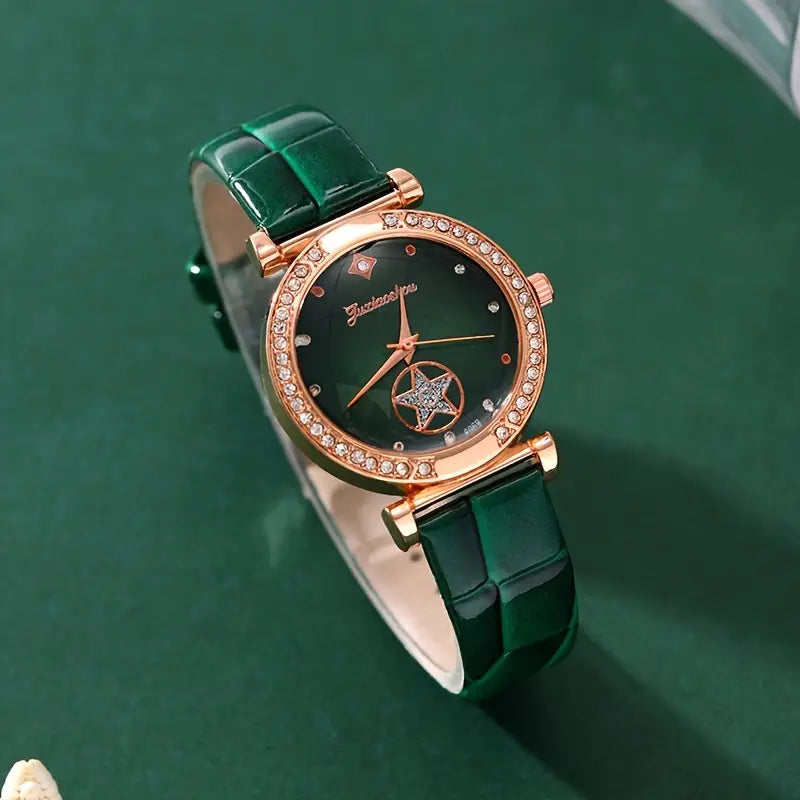 Verdantra Timecourt Jewellery Set | Gold
