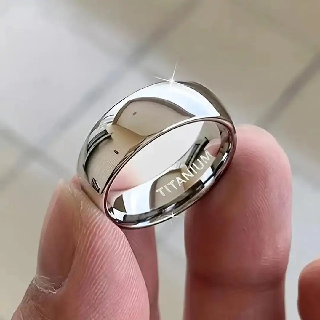 Titanium Steel Ring 6mm
