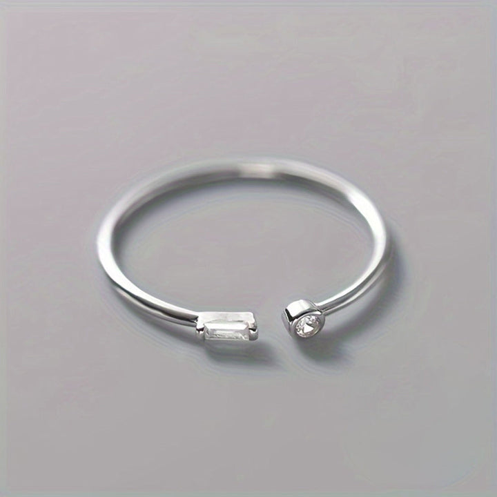 Bague en Zirconium Minimaliste