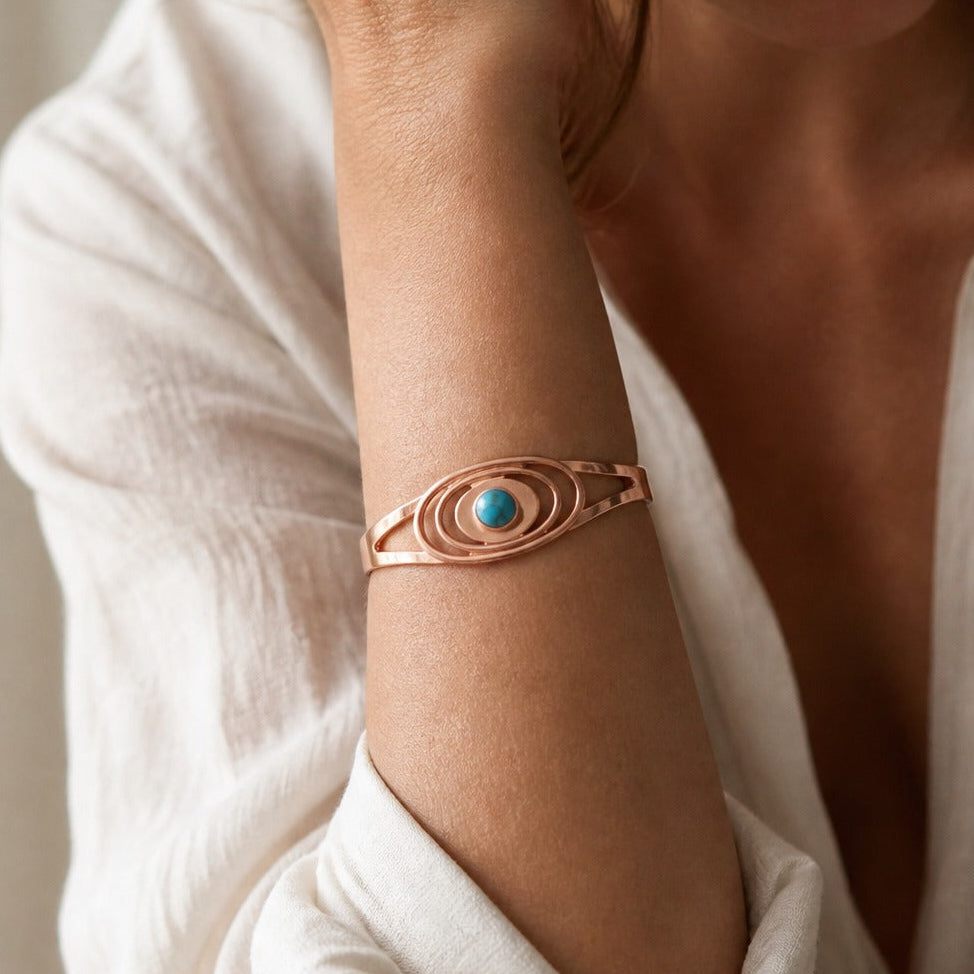 Bracelet en cuivre de la grâce naturelle