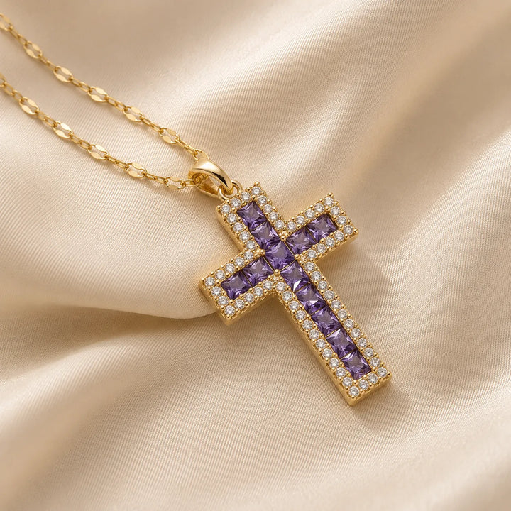 Collier Pendentif Croix Minimaliste