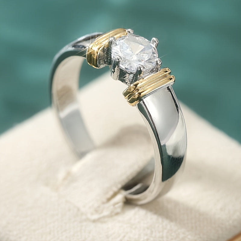 Bague de Luxe en Zirconium Incrusté