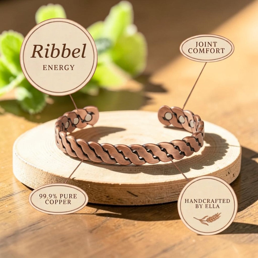 Bracelet en cuivre Ribbel d&
